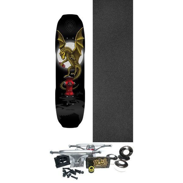 Powell Peralta Andy Anderson Vajra Black Skateboard Deck - 8.4" x 32.5" - Complete Skateboard Bundle